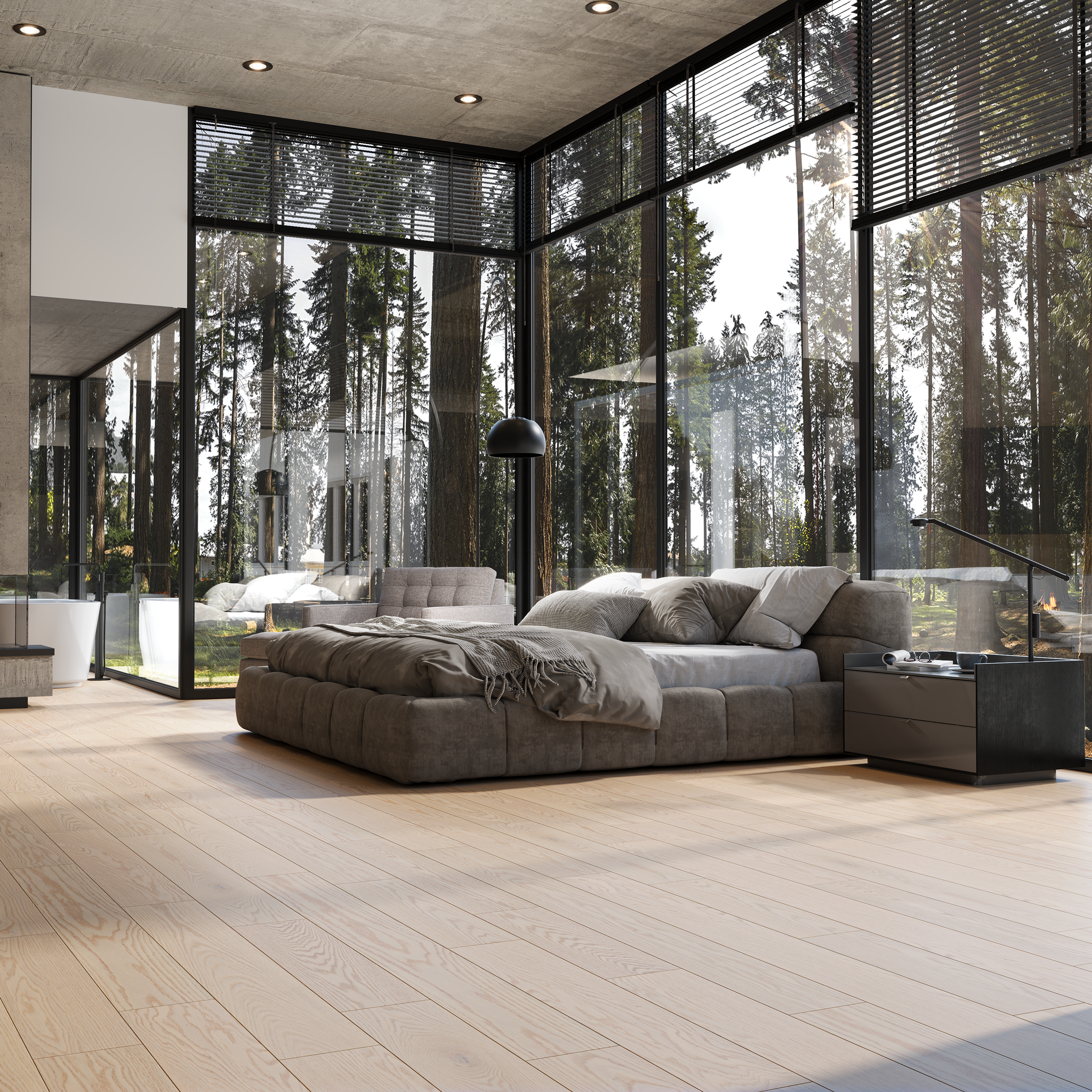 Chêne rouge V+ Max 19 Chambre Frost / Red Oak V+ Max 19 Bedroom Frost