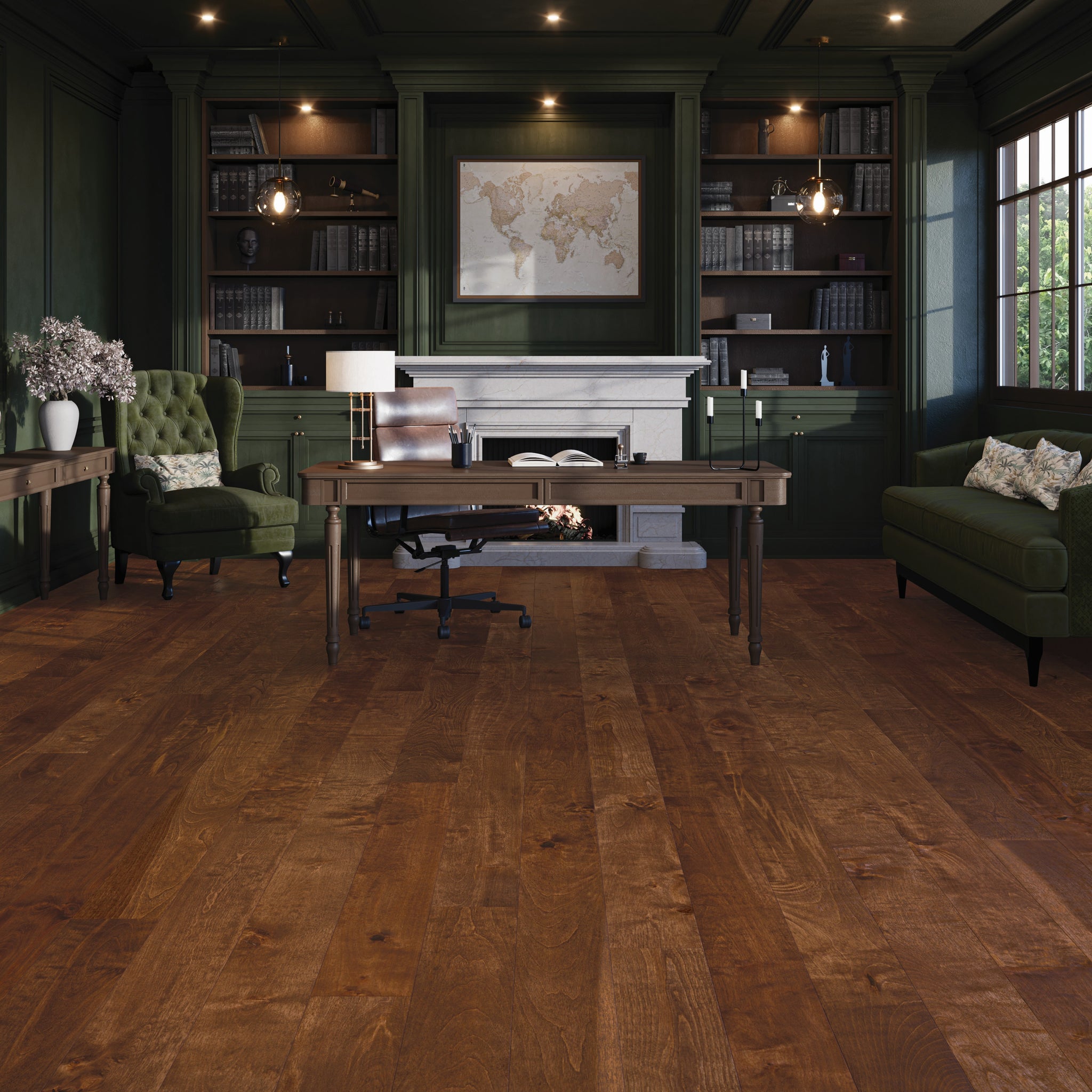 Birch Saffron Character Smooth Satin - Office