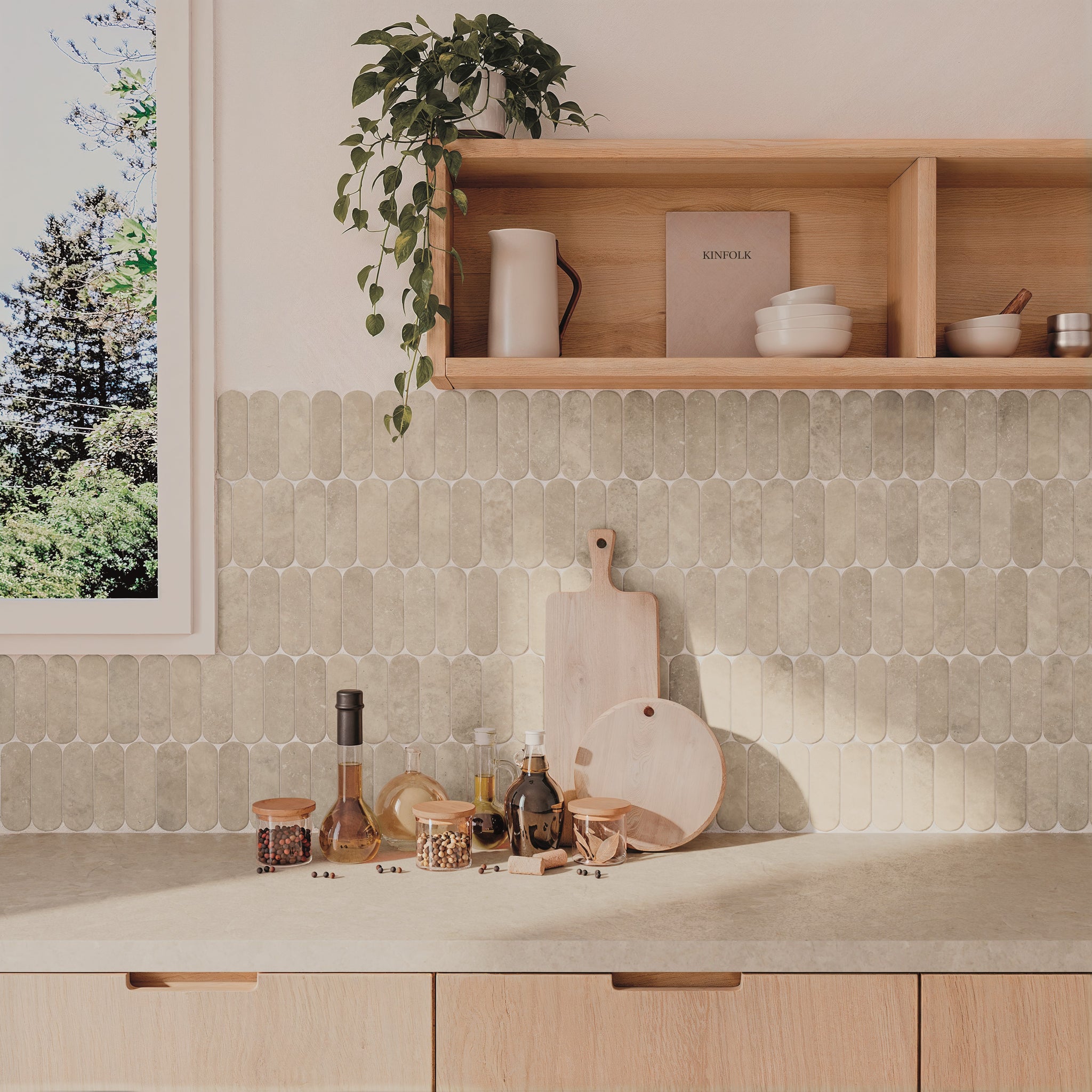 CROSS CUT - TUSCAN 5X15 (OVAL) - ROOM SCENE