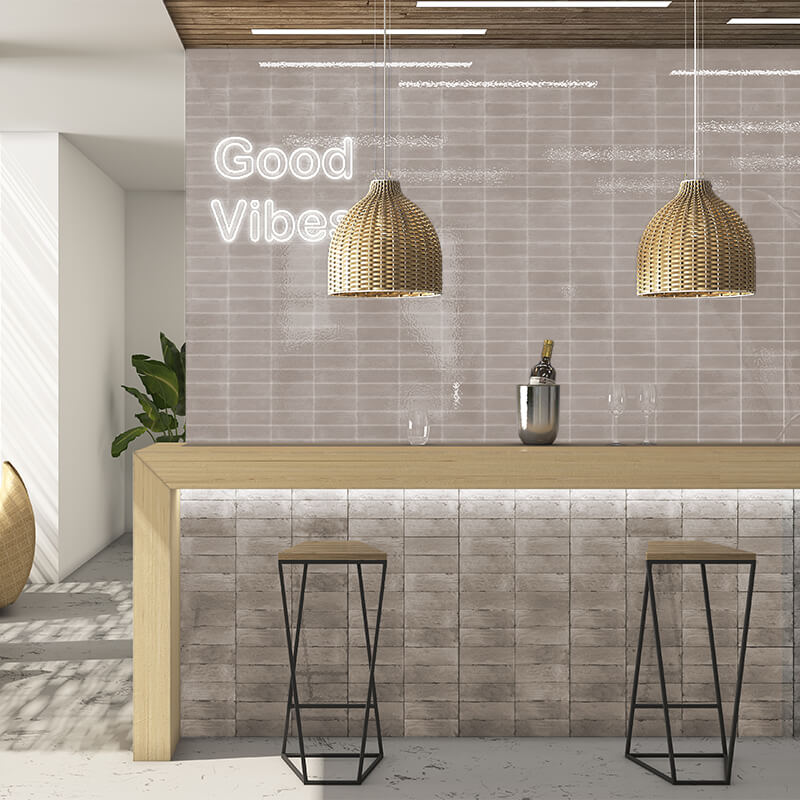 Estudio Ceramica Stucci Bar Greige