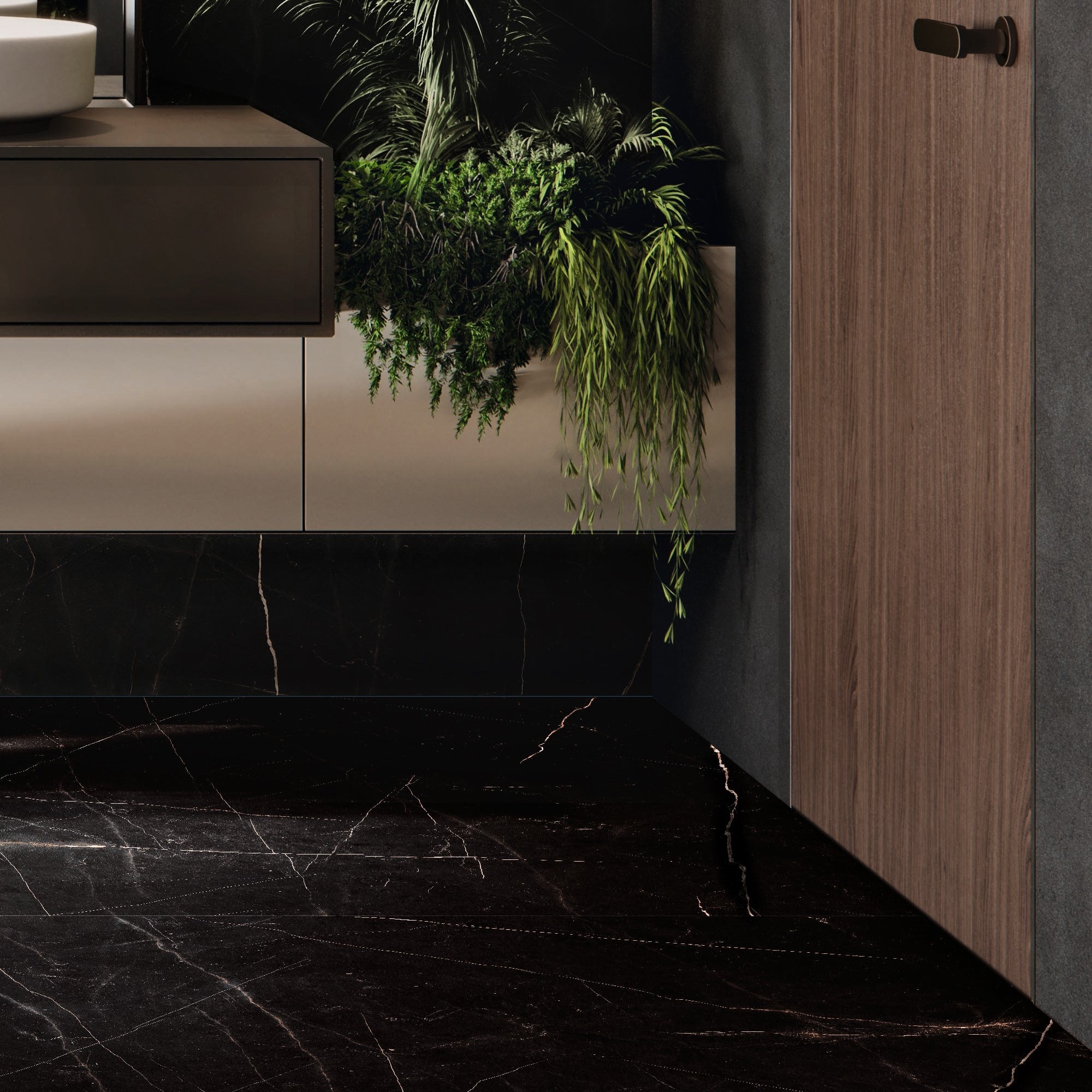 Nobile - Salle de bain noir / Black Bathroom