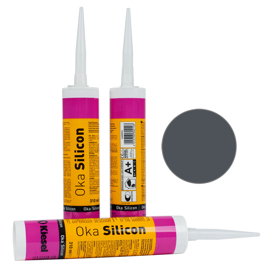 Kiesel silicone 310ml - stone grey
