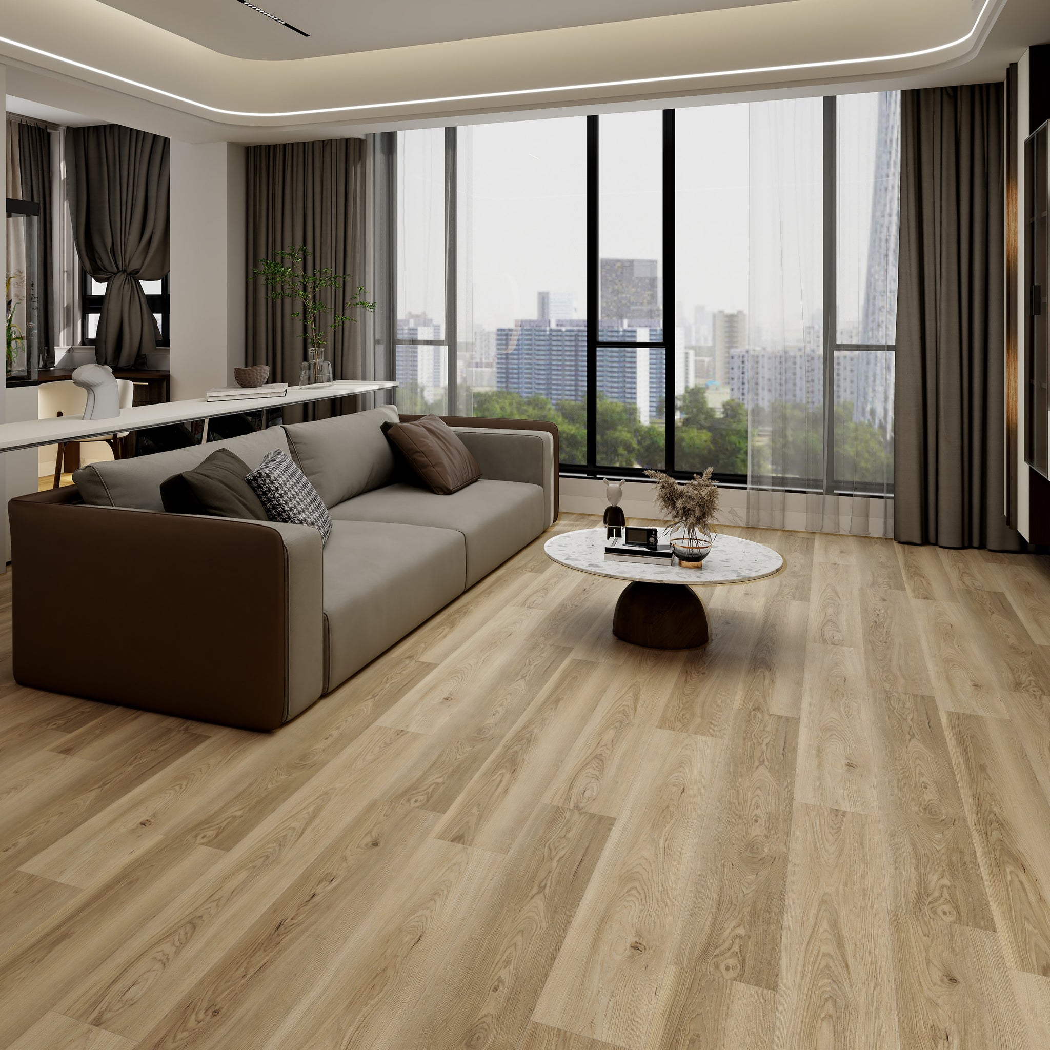 Topaz - Salon Chêne / Oak Living room