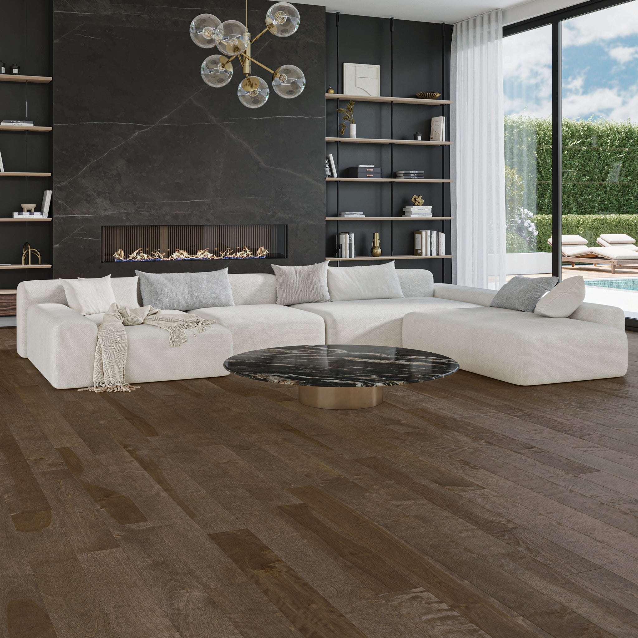 Birch Azure Select Smooth Satin - Living room