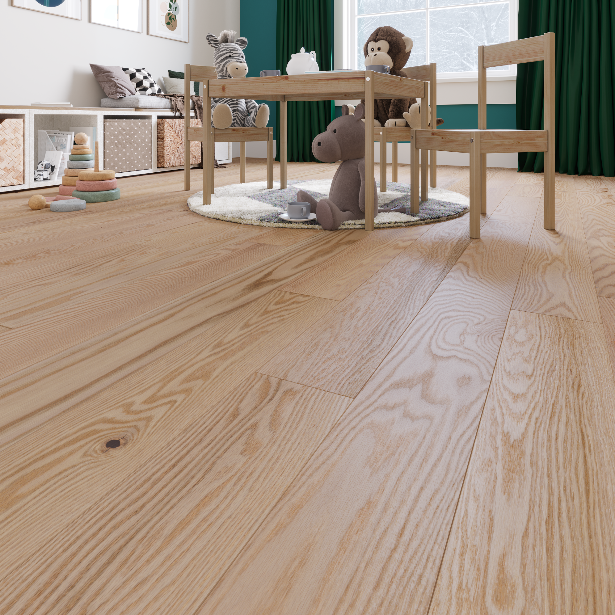 Chêne rouge V+ Max 19 Salle de jeux Smoked-FX / Red Oak V+ Max 19 Playroom Smoked-FX