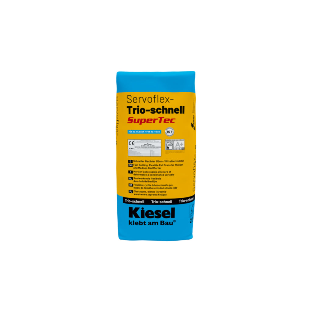 Kiesel – thin-set mortar servoflex trio-schnell 20 kg/44 lbs