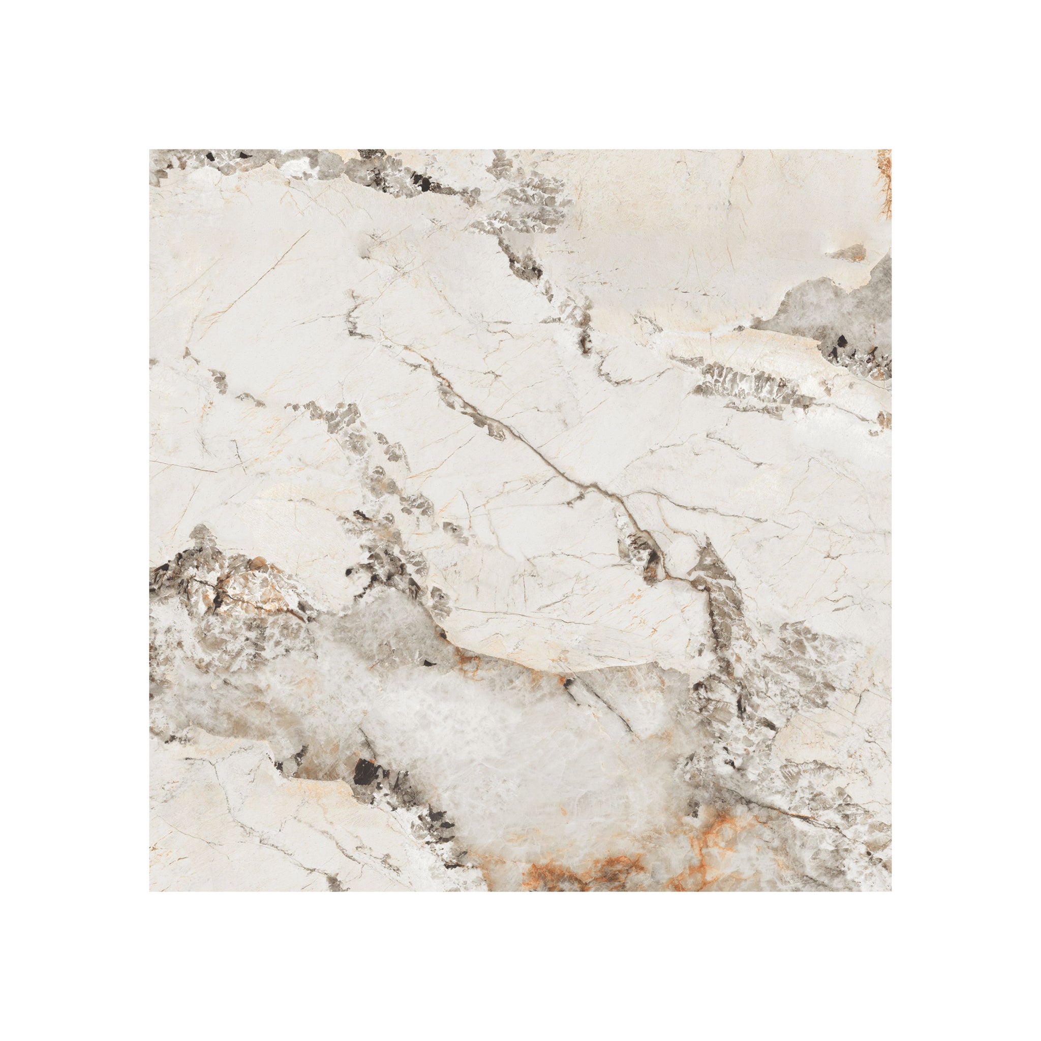 Pandora 24" x 24" blanc mat