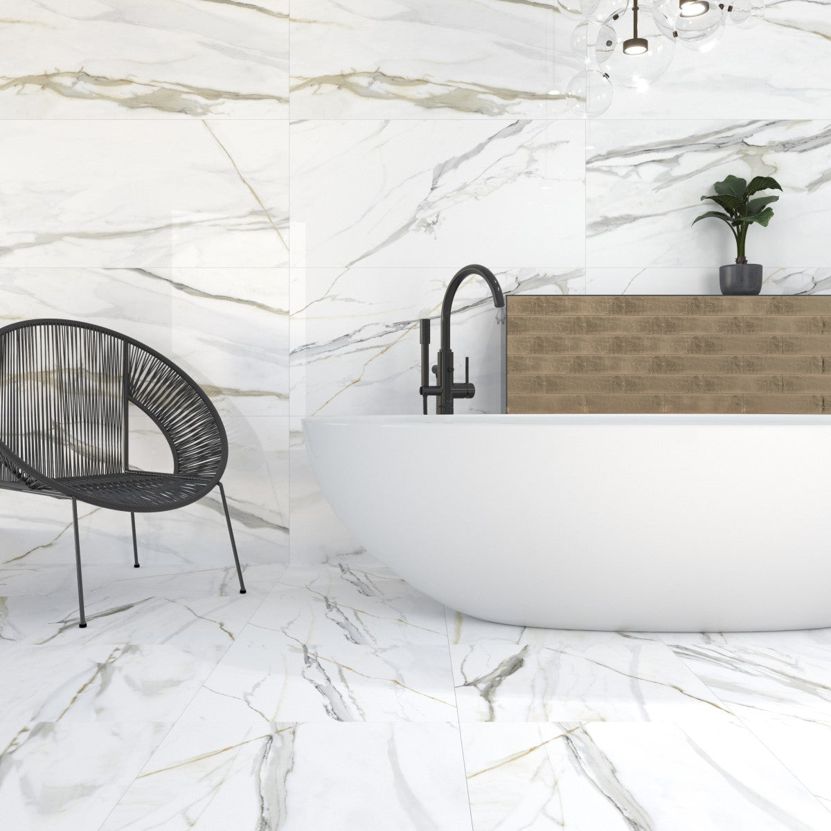 Emporio - Salle de bain Calacatta / Calacatta bathroom