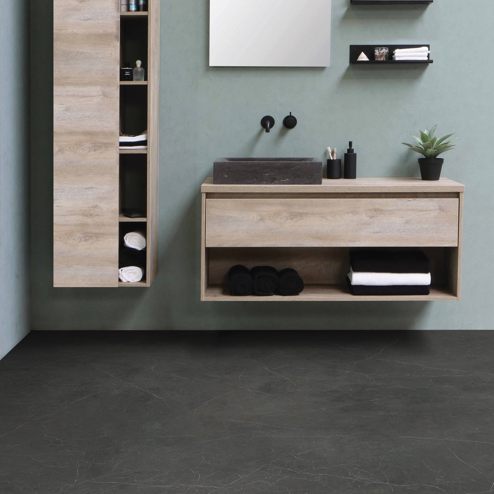 Bombay II Salle de bain Element Dark Grey / Bombay II Bathroom Element Dark Grey