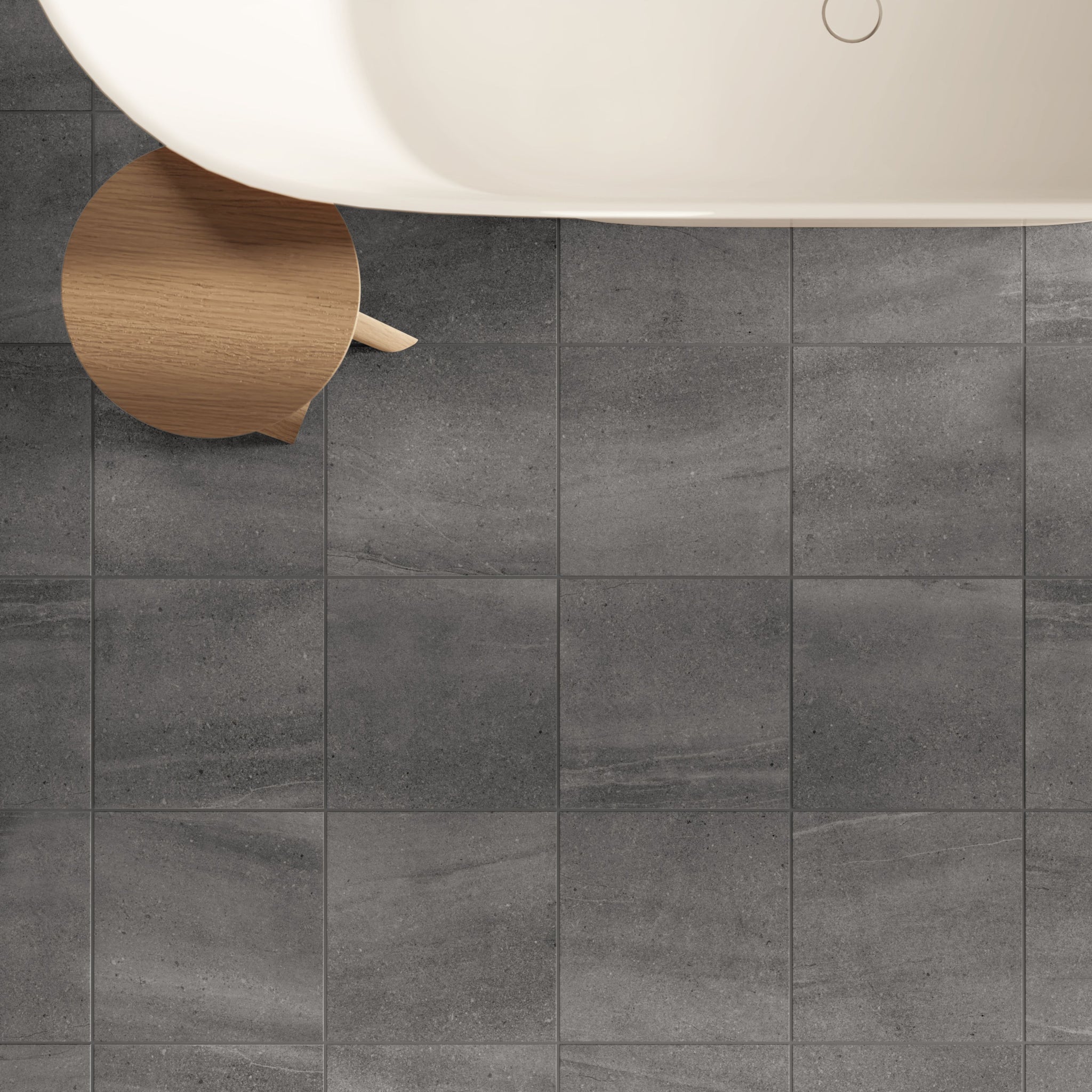 CALIZA - GRAFITE 13X13 - ROOM SCENE