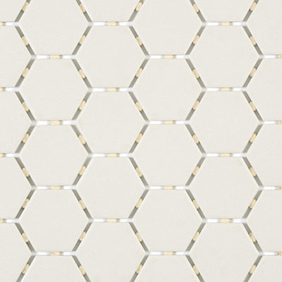 Blanc Pur Hexagone / Pure White Hexagon