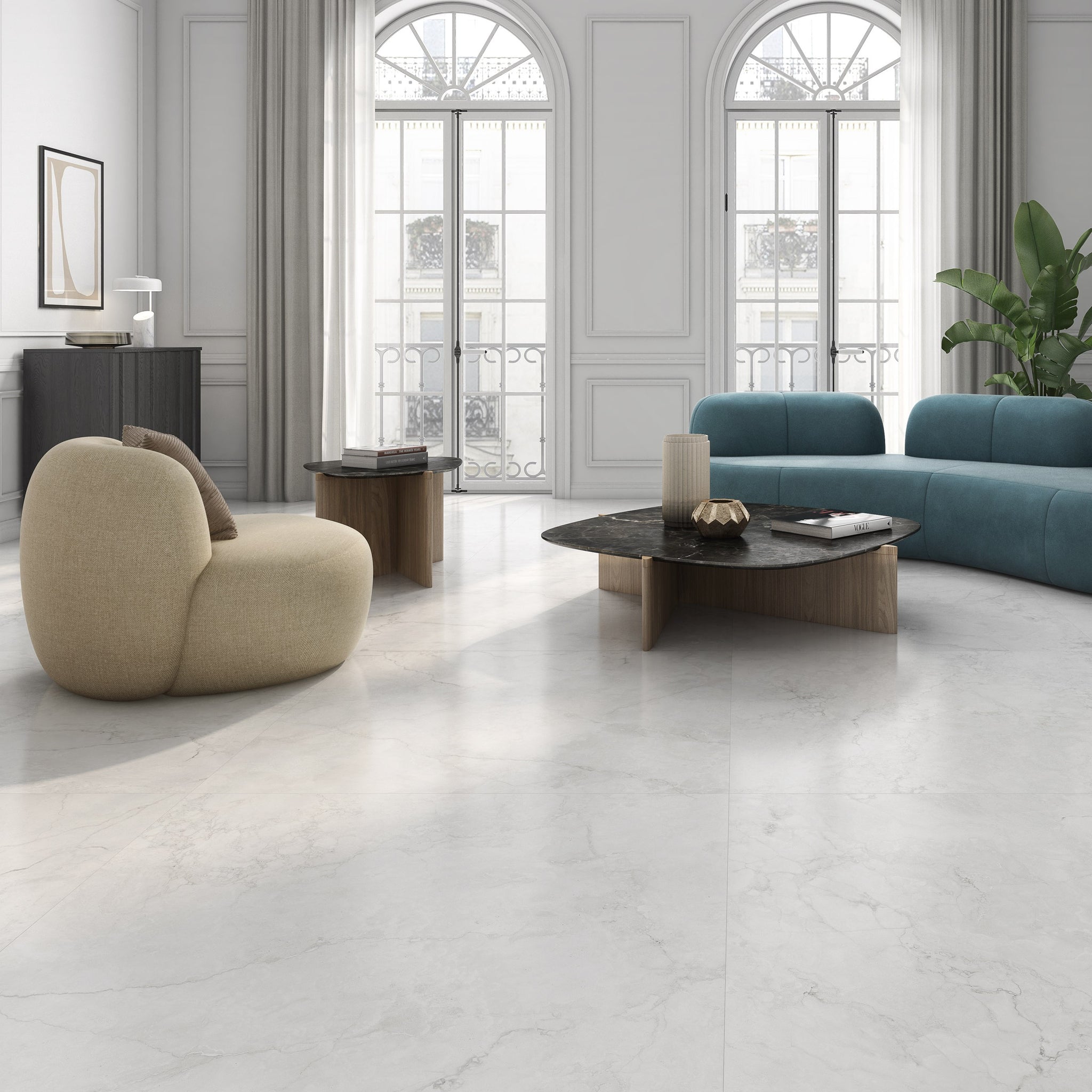 AMB-HERMES WHITE 120X120