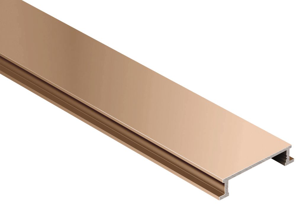 Shluter designline alluminium cuivre mat