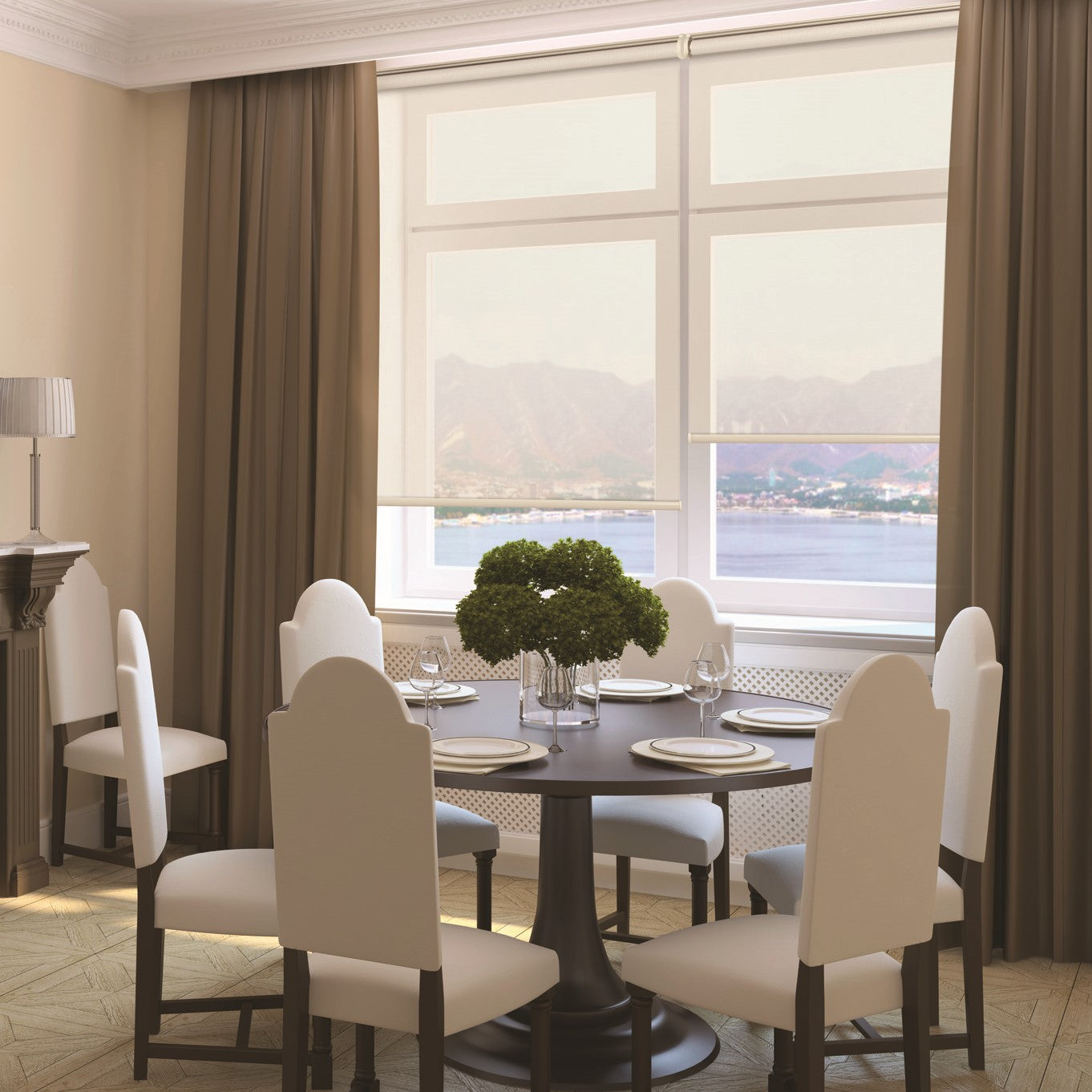 Toile Solaire Altex Salle à manger / Altex Solar Shades Dining room