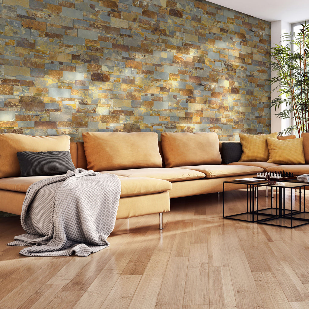 Revêtement mural Mega Automne – Pierres naturelles mat | Flordeco