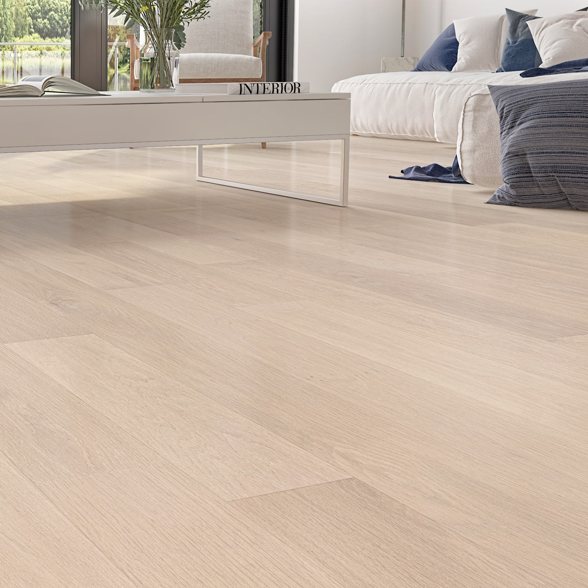 Chêne Blanc Nuance Flex 16 Table Barcelona / White Oak Nuance Flex 16 Table Barcelona