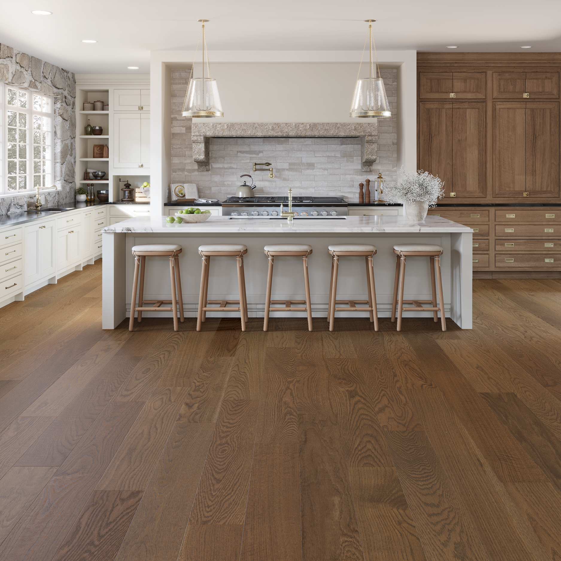 Chêne Blanc Select TB14 / White Oak Select TB14 - Cuisine / Kitchen - Ginger