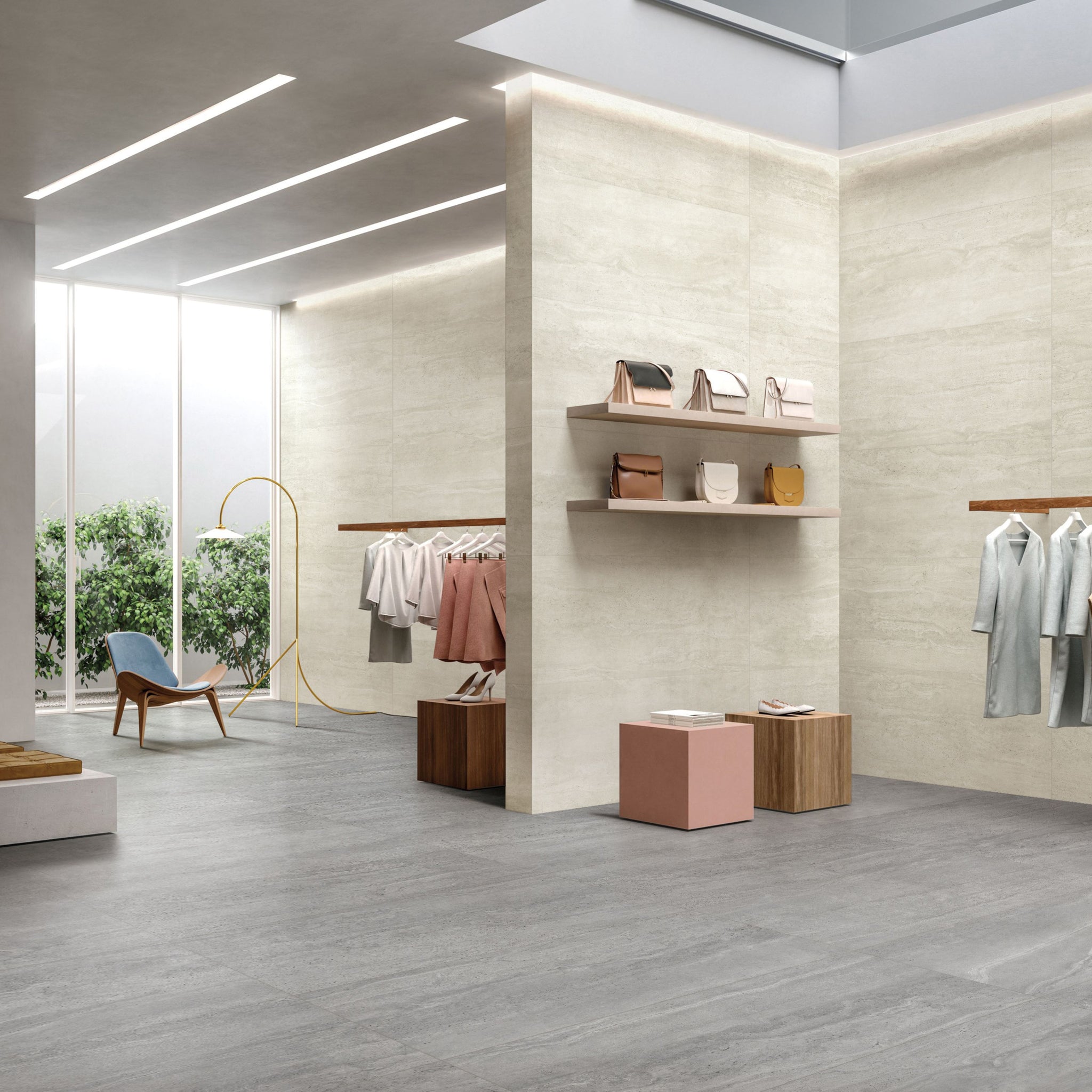 Roma travertine 24" x 24"