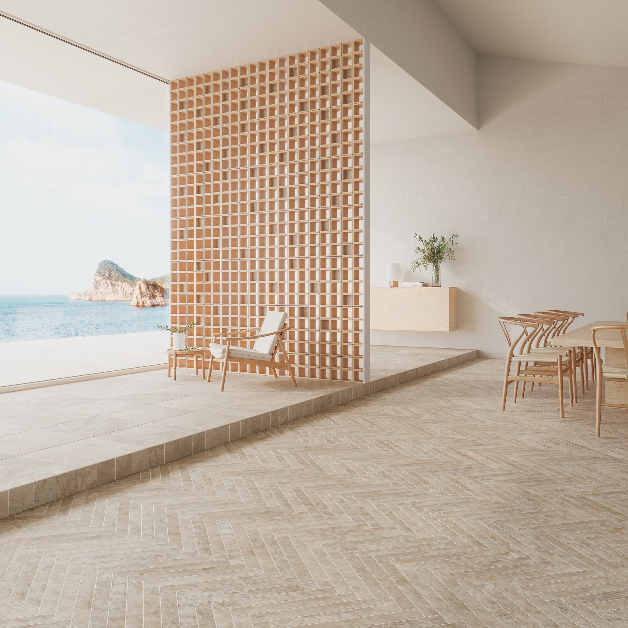 CROSS CUT - TUSCAN 11X11 - 5X40 - ROOM SCENE