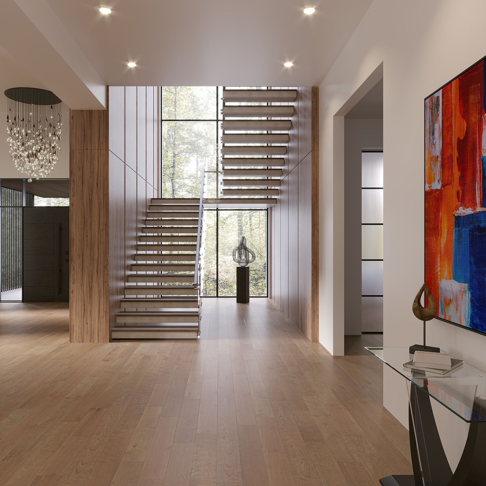 Merisier V+ Solidclassic Vestibule Kyra / Birch V+ Solidclassic Hall Kyra