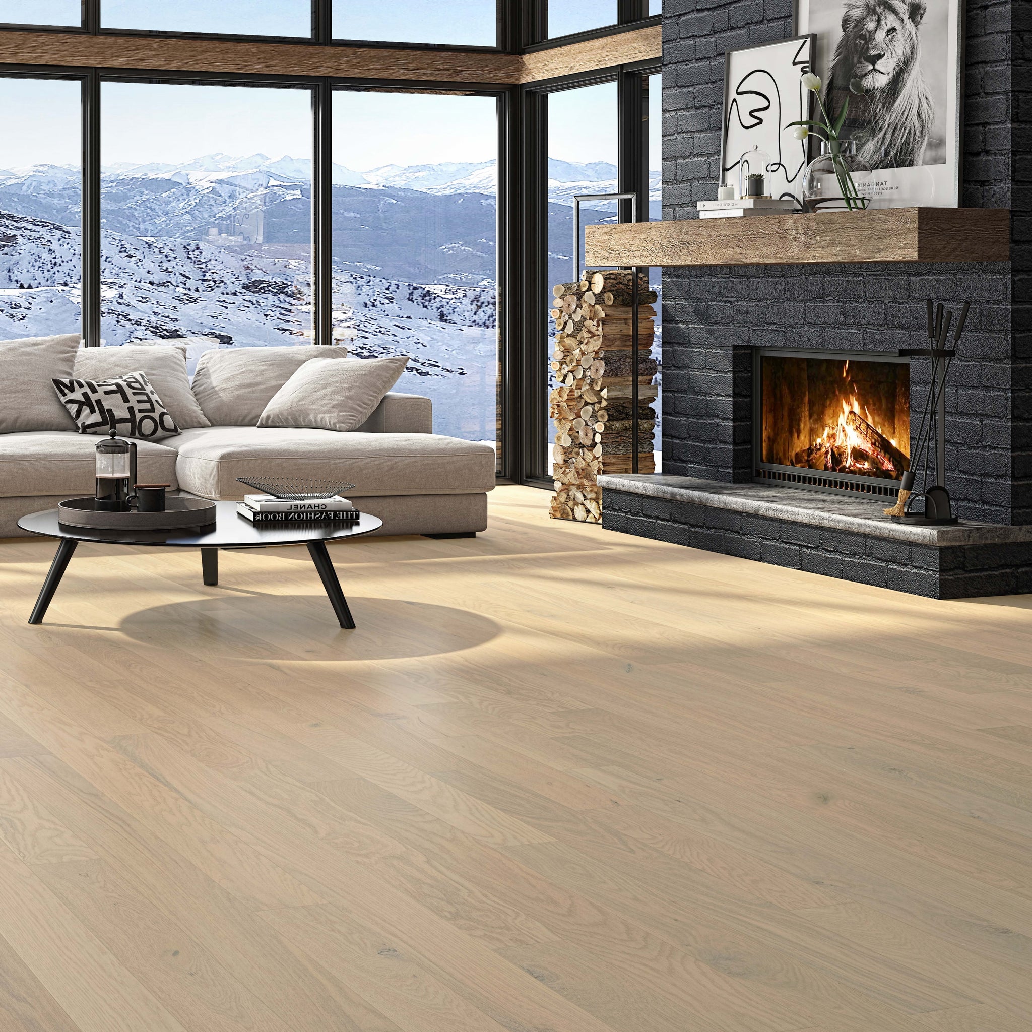 Chêne Blanc Caractère TB19 Salon Magnolia / White Oak Character TB19 Living room Magnolia