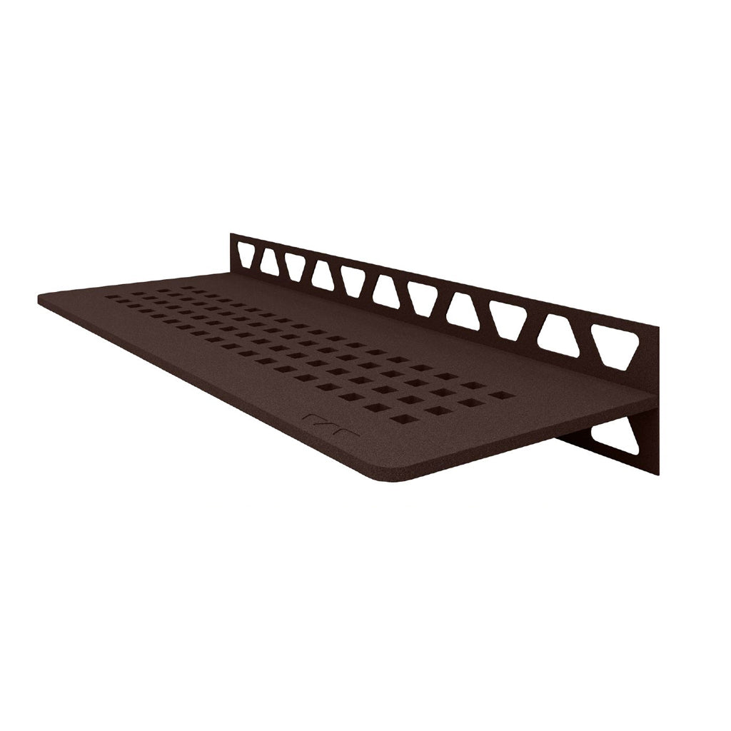 Shelf-w étagère à mur rectangle Floral Bronze