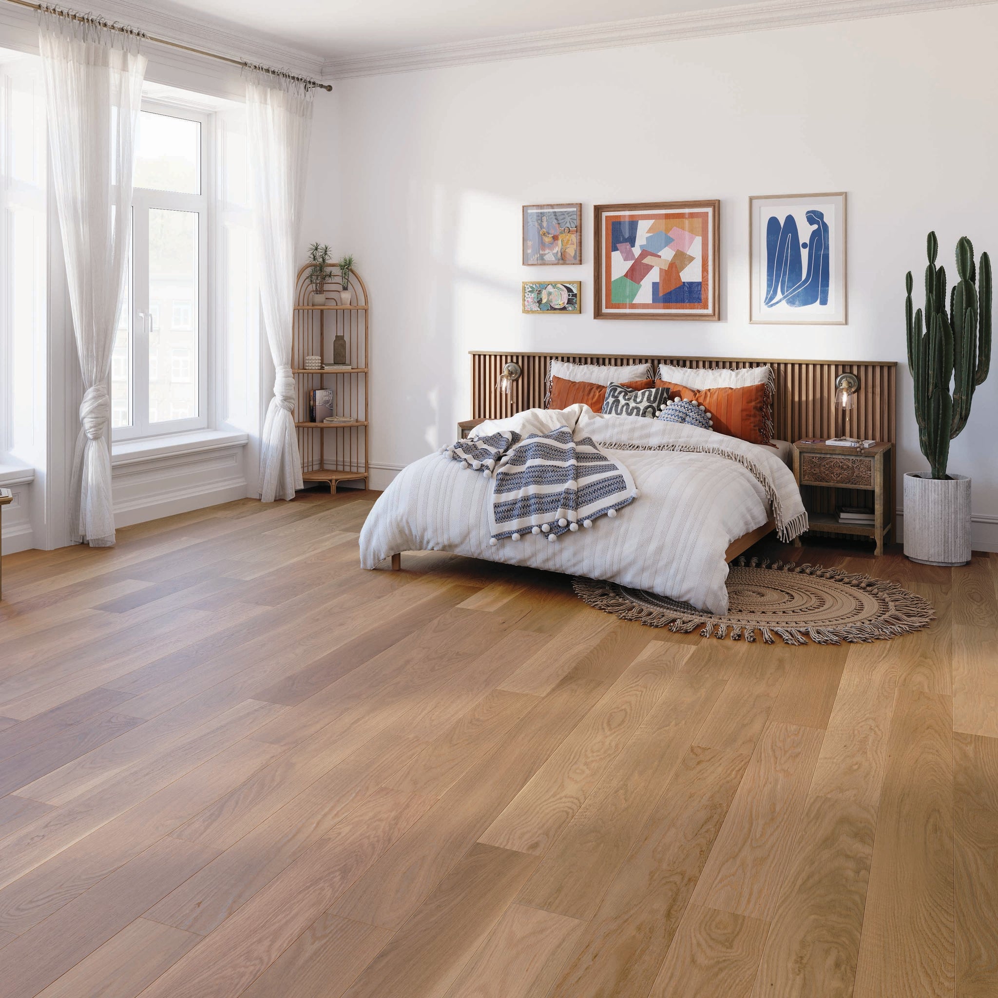 Chêne Blanc Select TB14 / White Oak Select TB14 - Chambre à coucher / Bedroom - Wheat