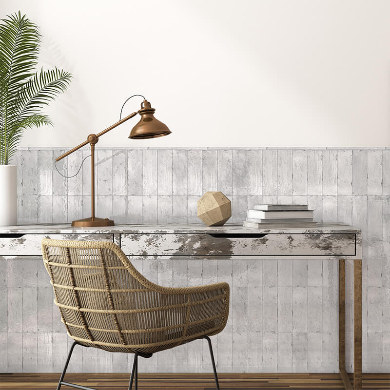 Estudio Ceramica Stucci Bureau Gris Argent / Estudio Ceramica Stucci Office Silver Grey