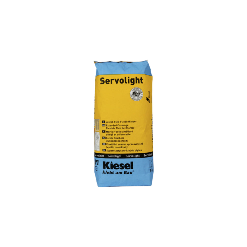 Kiesel – thin-set mortar servolight 15 kg/33 lbs