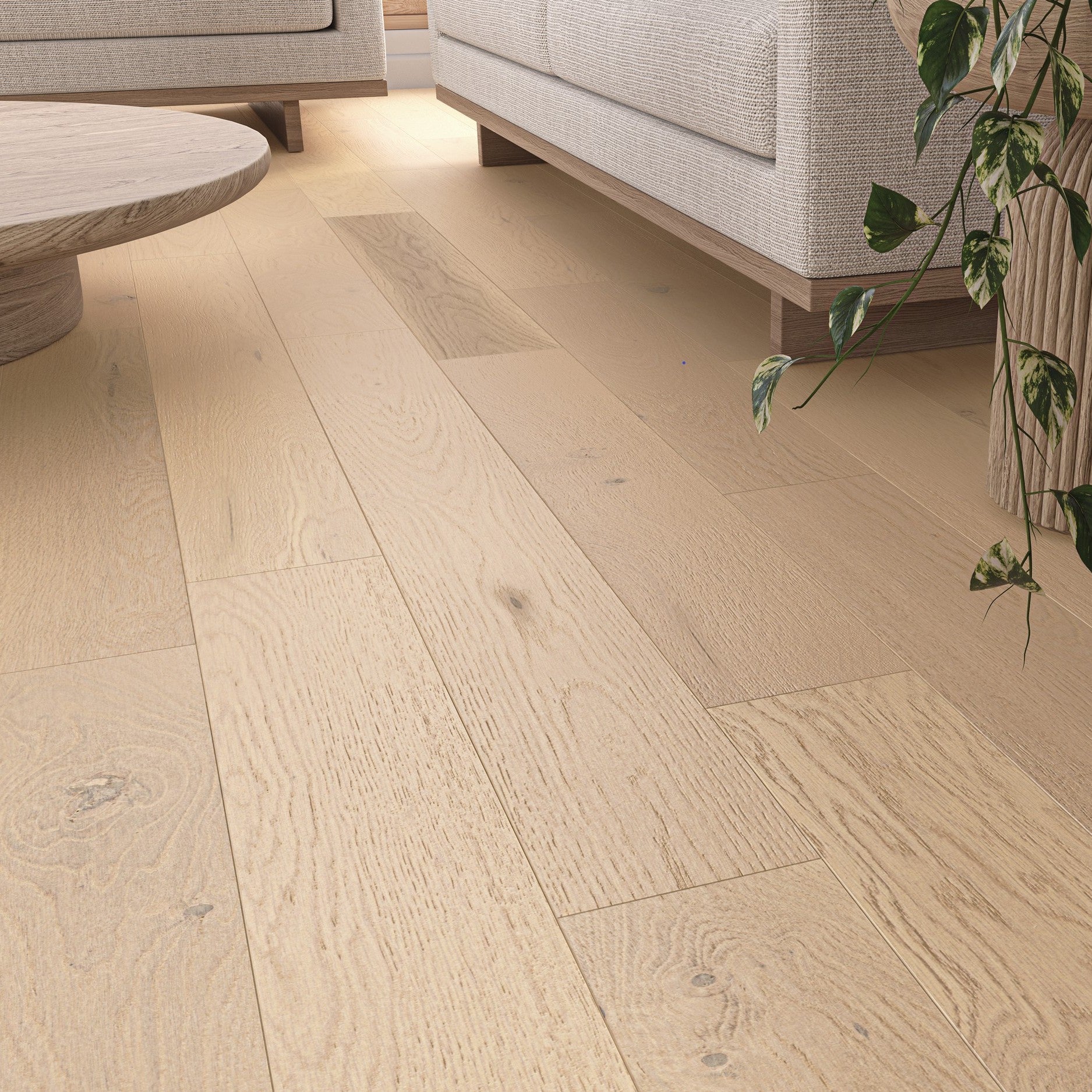 Chêne Blanc Select TB14 / White Oak Select TB14 - Salon / Living room - Silk