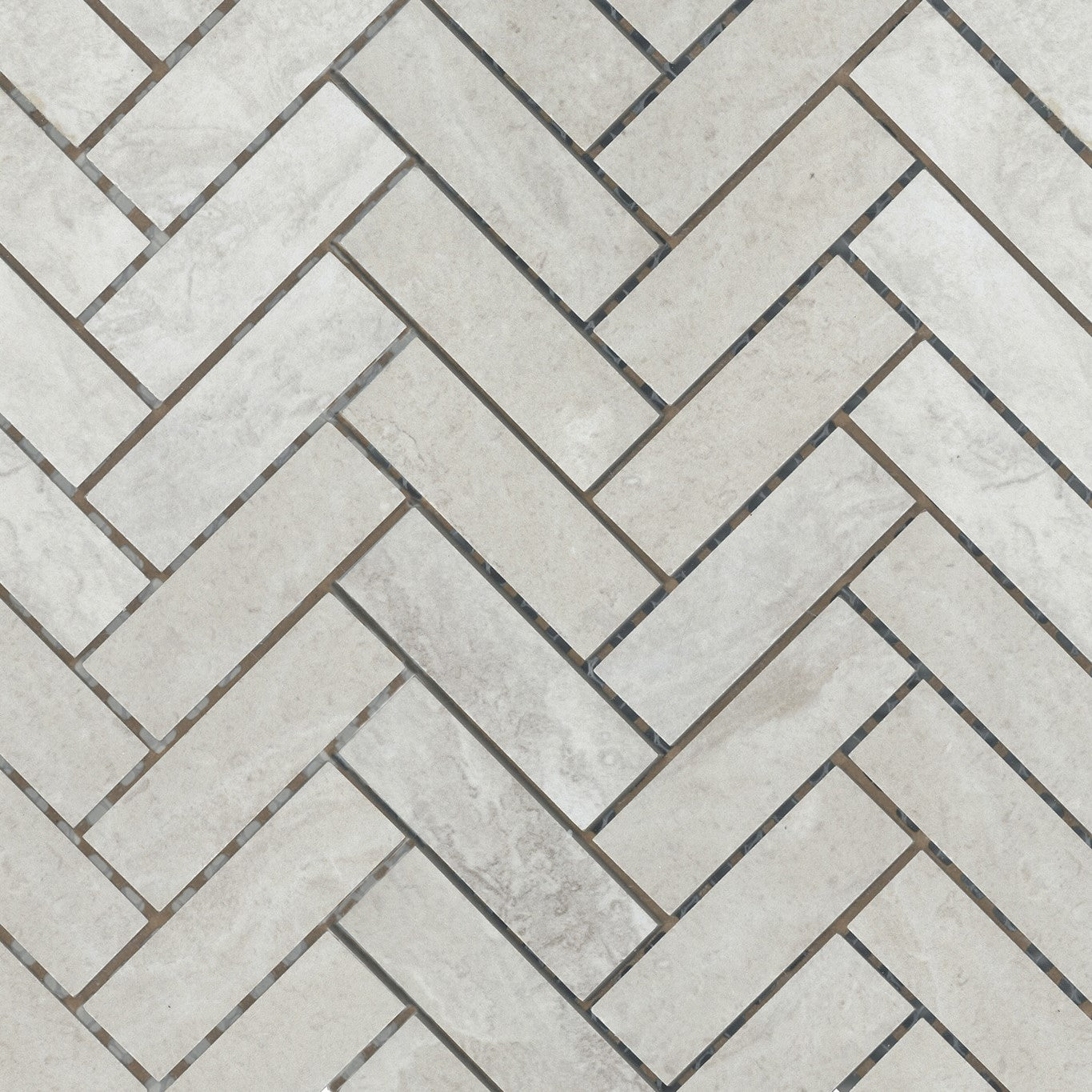 Gris Impérial Chevron / Imperial Grey Herringbone