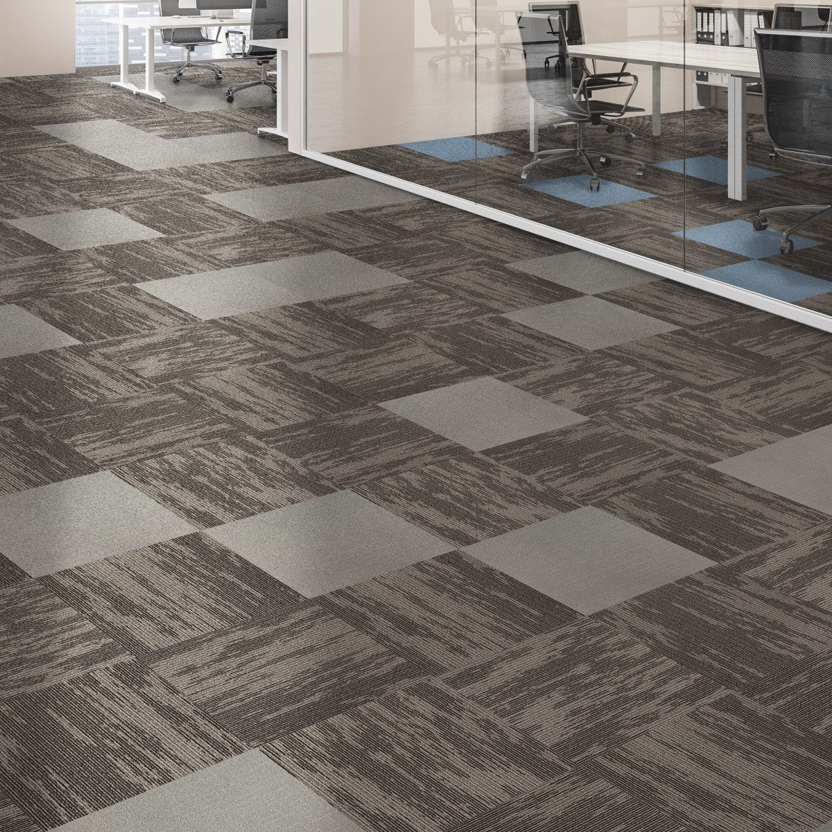 Prague - Bureau Substrat Rocheux/Bleu elegant / Office