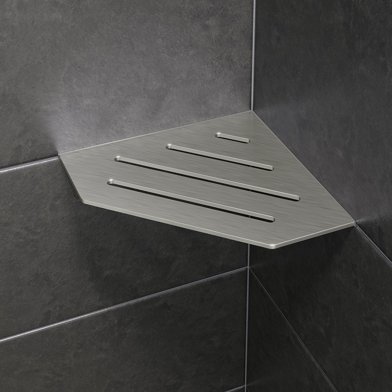 Shelf-E Acier Inoxydable Pentagonale Wave / Shelf-E Stainless Steel Pentagonal Wave