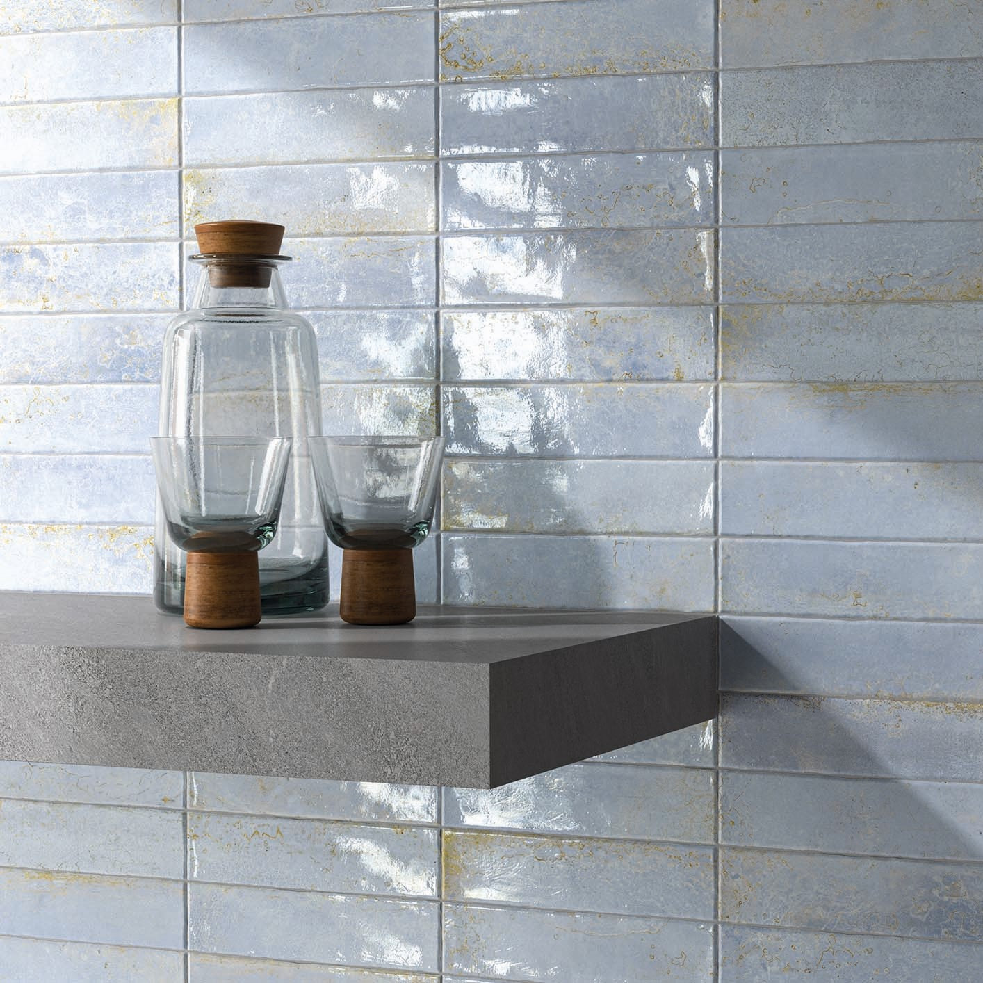 Industrial Salle de bain Bleu / Industrial Bathroom Blue