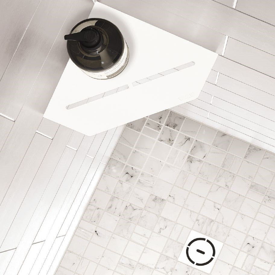 Shelf-E Aluminium Pentagonale Blanc Mat Pure / Shelf-E Aluminum Pentagonal Matte White Pure