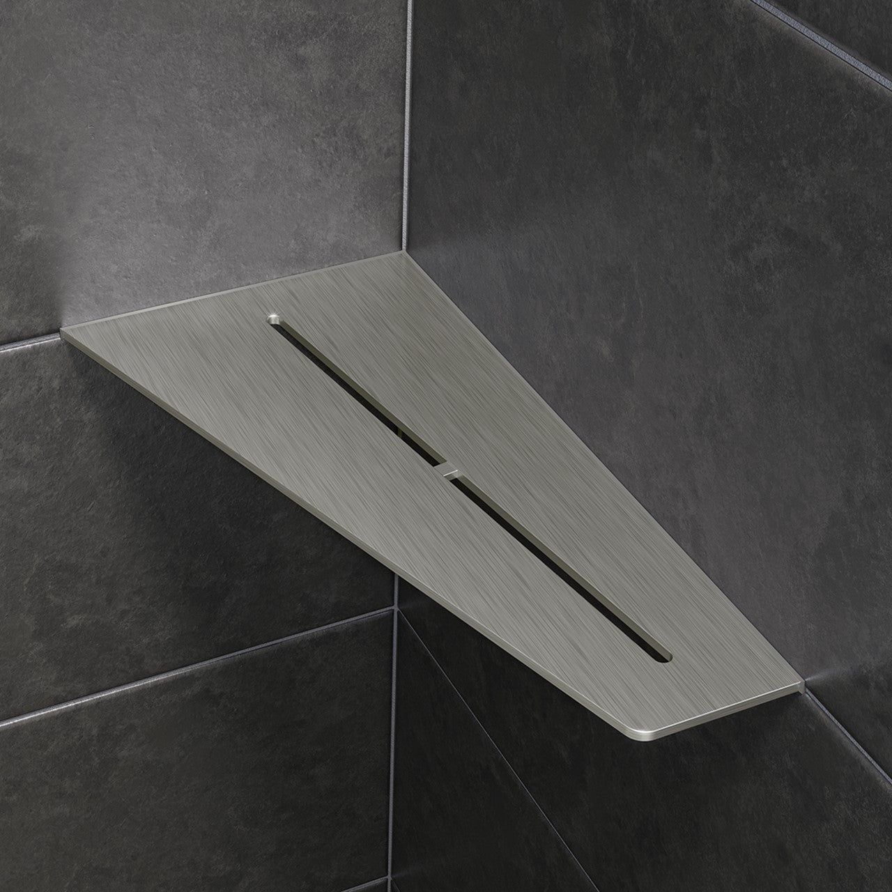 Shelf-E Acier Inoxydable Quadrilatère Pure / Shelf-E Stainless Steel Quadrilateral Pure