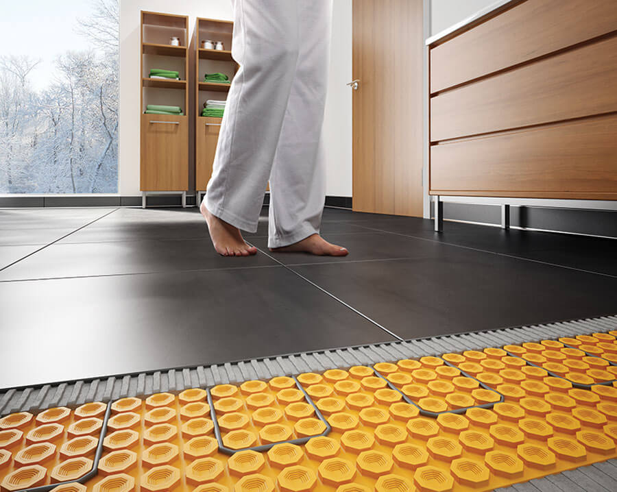 Tapis chauffant électrique et thermique pour pieds, tapis de sol