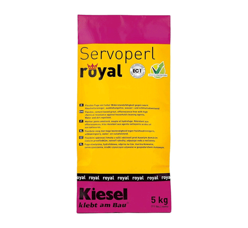 Coulis kiesel servoperl royal 11lbs - blanc