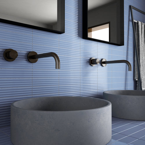 Costa Nova Salle de bain Banyan Bleu Lustré / Costa Nova Bathroom Banyan Blue Glossy