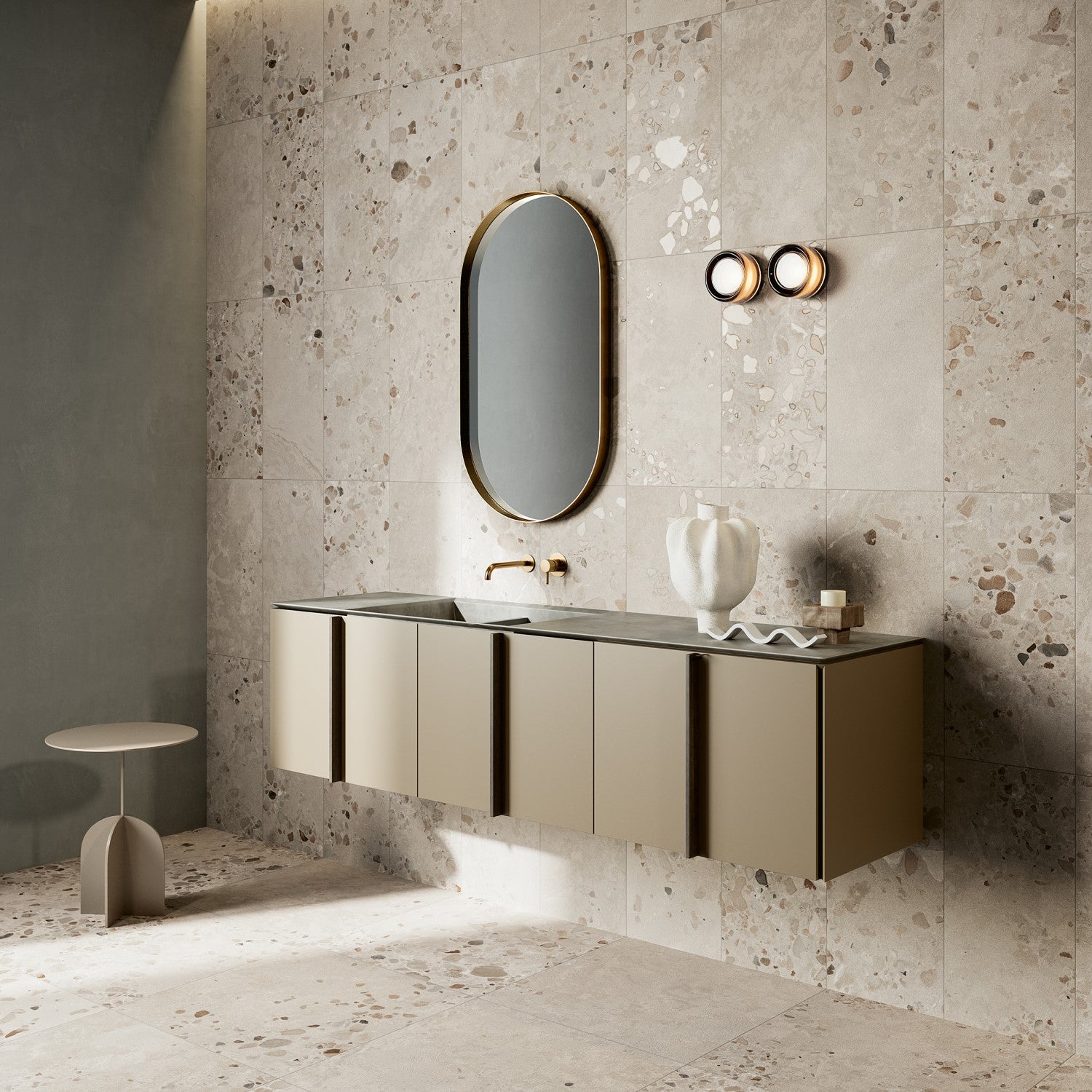 I Cocci - Salle de bain Gris / Grey Bathroom