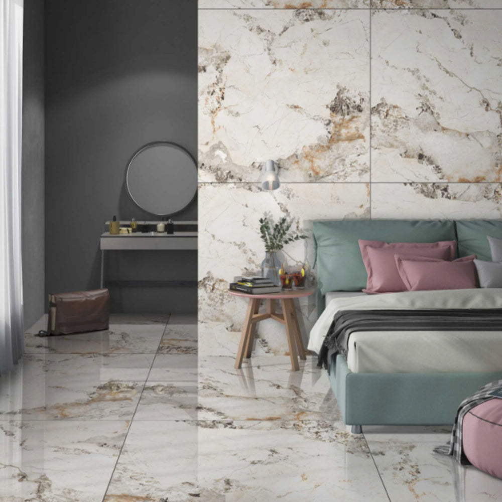 Pandora 24" x 24" blanc mat