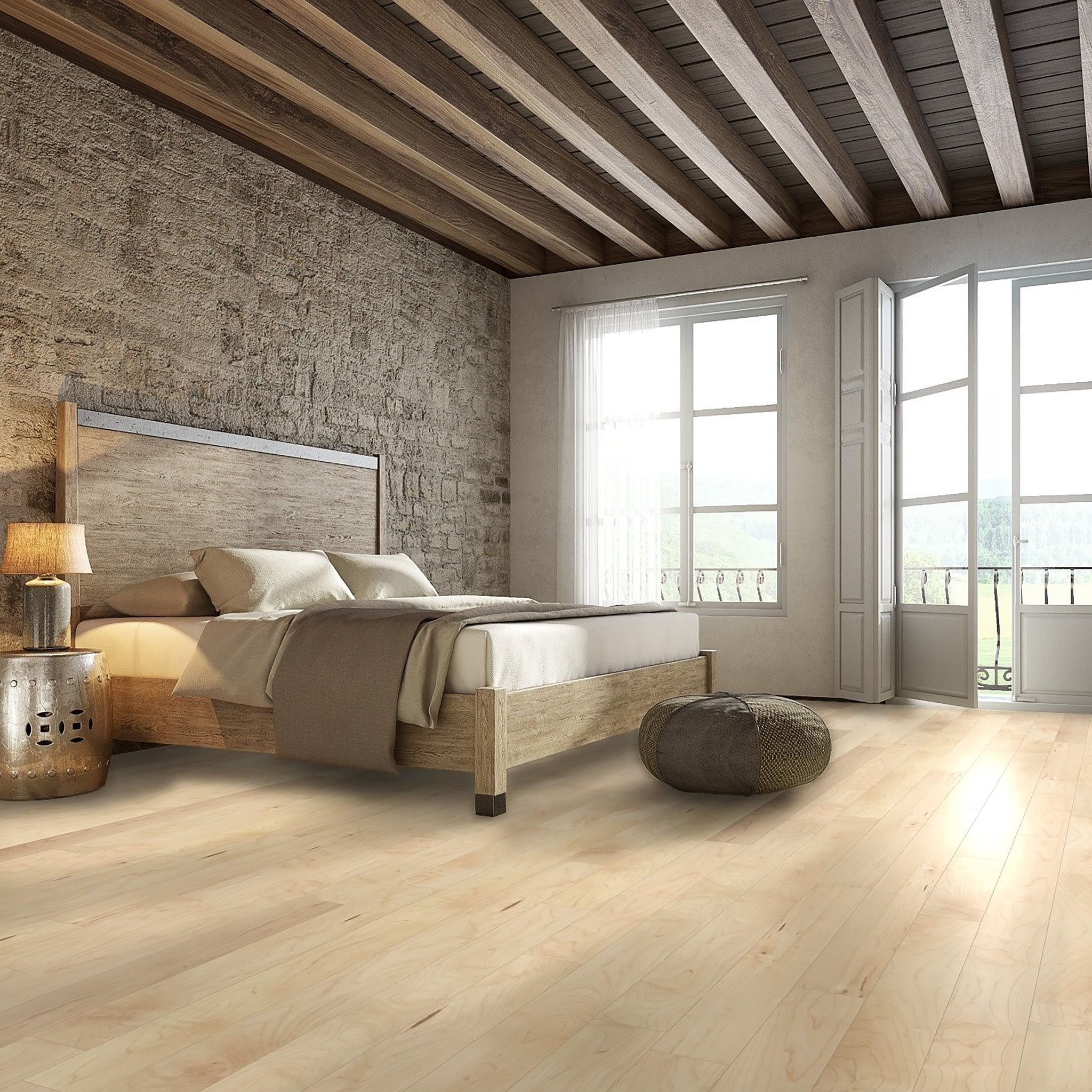 Érable V+ Solidclassic Chambre Naturel / Maple V+ Solidclassic Bedroom Natural