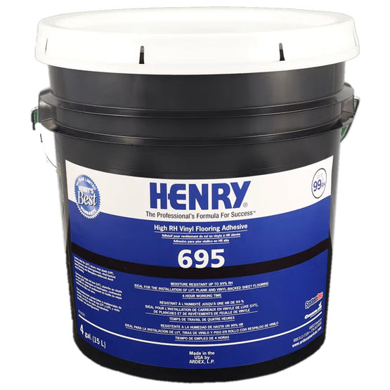 Adhésif pour revêtement de sol en vinyle HENRY 695 HIGH RH / HENRY 695 HIGH RH vinyl flooring adhesive