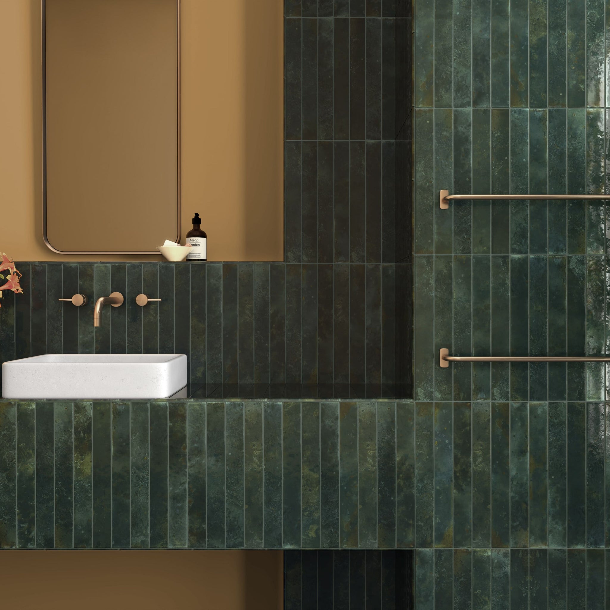 Bali 2" x 15,75" lustré