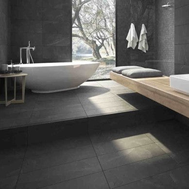 Stone life - Salle de bain Noir / Black bathroom