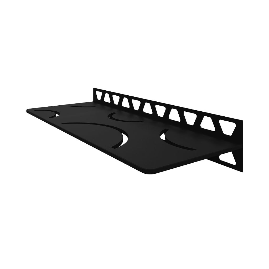 Shelf-w étagère à mur rectangle curve noir