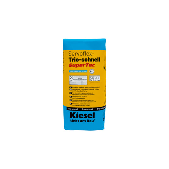 Kiesel – thin-set mortar servoflex trio-schnell 20 kg/44 lbs