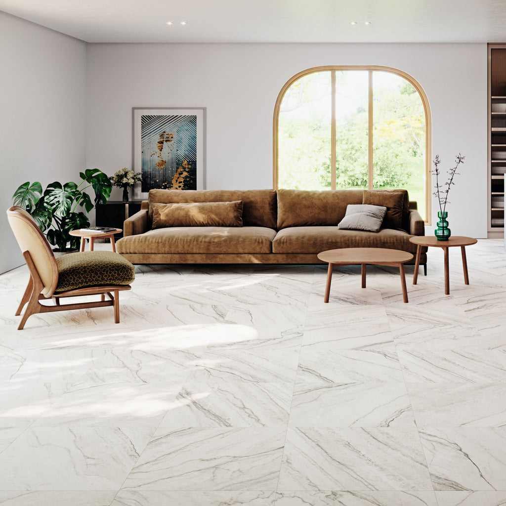 Barrow 24" x 24" white mat