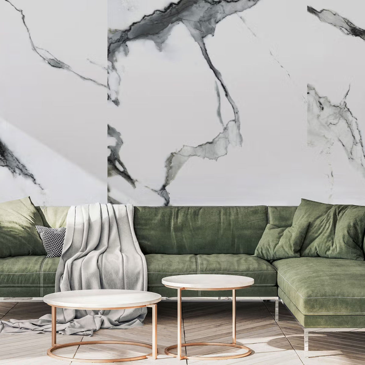 MURALUXE - STATUARIO 506  - ROOMSCENE