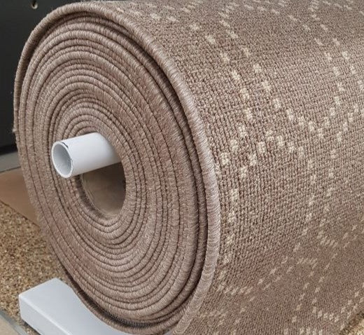 Runner carpet ziggy 32'' - mocha cream